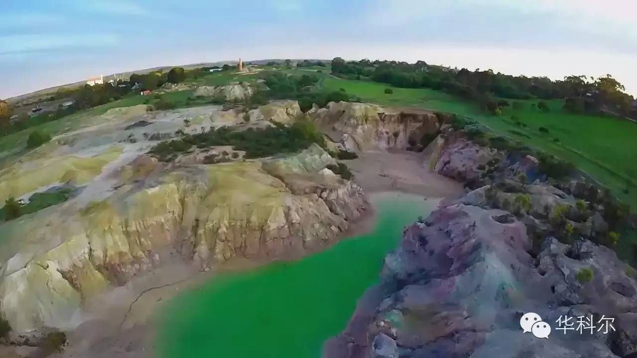華科爾Scout X4航拍澳大利亞南部 Kapunda 銅礦遺址