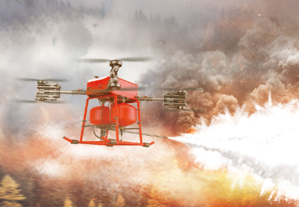 消防滅火無人機廠家(大載重消防無人機)