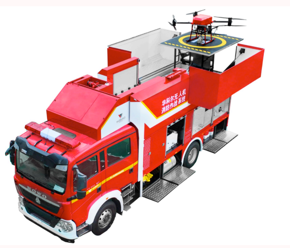 華科爾無人機作戰消防車系統 華科爾無人機作戰消防車系統